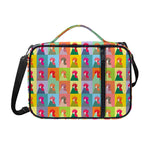 Colorful Rooster Pattern Print Shoulder Strap Bible Bag