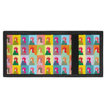 Colorful Rooster Pattern Print Trifold Wallet