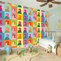 Colorful Rooster Pattern Print Wall Sticker