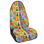 Colorful Rooster Pattern Print Waterproof Car Seat Cover