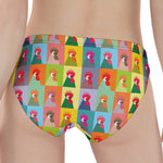 Colorful Rooster Pattern Print Women's Panties