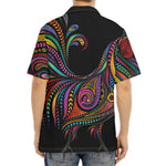 Colorful Rooster Print Aloha Shirt
