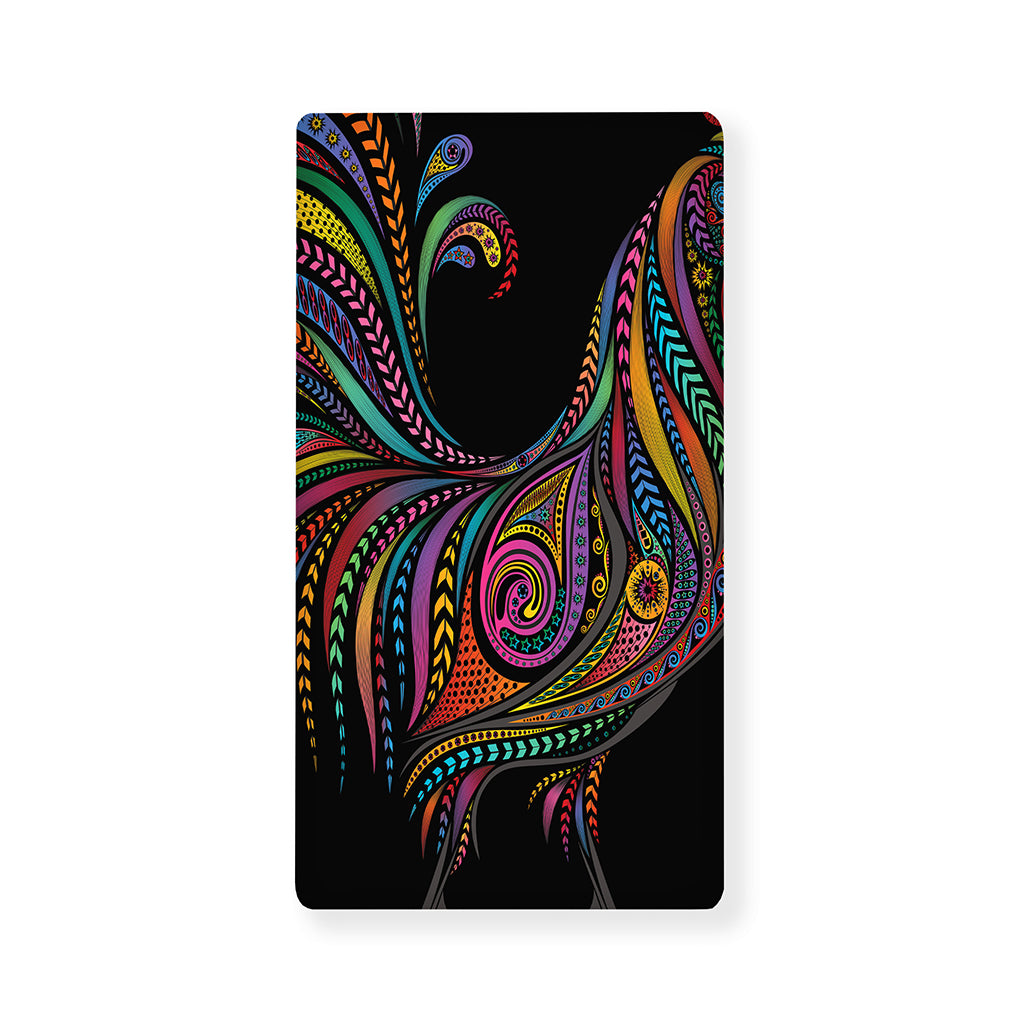 Colorful Rooster Print Baby Crib Sheet