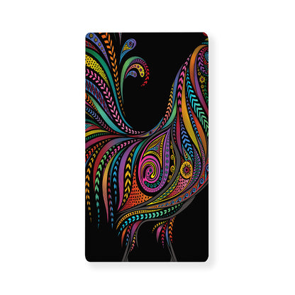 Colorful Rooster Print Baby Crib Sheet