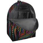 Colorful Rooster Print Backpack