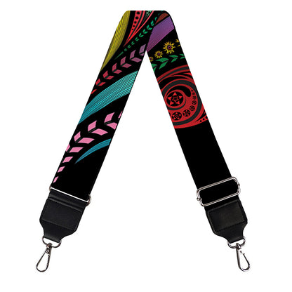 Colorful Rooster Print Bag Strap