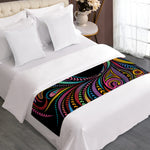 Colorful Rooster Print Bed Runner