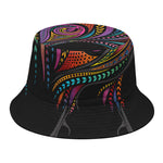 Colorful Rooster Print Bucket Hat