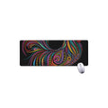 Colorful Rooster Print Extended Mouse Pad