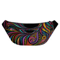 Colorful Rooster Print Fanny Pack