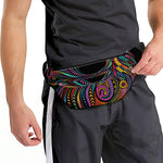 Colorful Rooster Print Fanny Pack