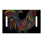 Colorful Rooster Print Golf Cart Seat Cover