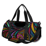 Colorful Rooster Print Gym Bag