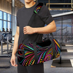 Colorful Rooster Print Gym Bag