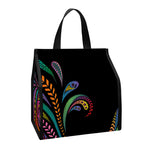 Colorful Rooster Print Insulated Lunch Tote