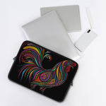 Colorful Rooster Print Laptop Sleeve