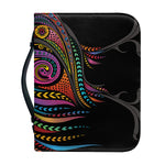 Colorful Rooster Print Leather Bible Cover