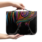 Colorful Rooster Print Leather Bible Cover