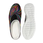 Colorful Rooster Print Mesh Casual Shoes