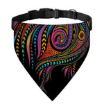 Colorful Rooster Print Over The Collar Dog Bandana