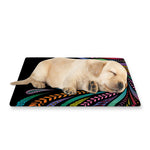 Colorful Rooster Print Pet Cooling Mat Cover