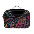 Colorful Rooster Print Portable Lunch Bag