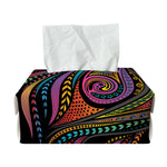 Colorful Rooster Print Rectangle Tissue Box Cover