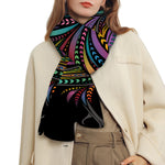 Colorful Rooster Print Scarf