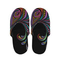 Colorful Rooster Print Slippers