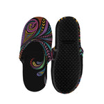 Colorful Rooster Print Slippers