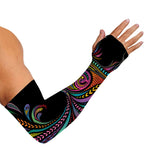 Colorful Rooster Print Sun Protection Arm Sleeves