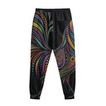 Colorful Rooster Print Sweatpants