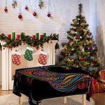 Colorful Rooster Print Tablecloth