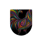 Colorful Rooster Print Toilet Lid Cover