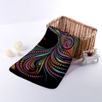 Colorful Rooster Print Towel