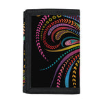 Colorful Rooster Print Trifold Wallet