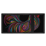 Colorful Rooster Print Trifold Wallet