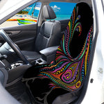 Colorful Rooster Print Waterproof Car Seat Cover