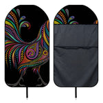 Colorful Rooster Print Waterproof Car Seat Cover