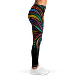 Colorful Rooster Print Women's Leggings