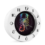 Colorful Scorpio Sign Print Alarm Clock