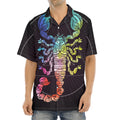 Colorful Scorpio Sign Print Aloha Shirt