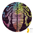 Colorful Scorpio Sign Print Basketball
