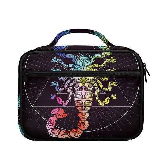 Colorful Scorpio Sign Print Briefcase Bible Bag