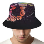 Colorful Scorpio Sign Print Bucket Hat