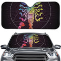 Colorful Scorpio Sign Print Car Windshield Sun Shade