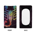 Colorful Scorpio Sign Print Changing Pad Cover