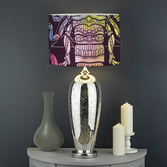 Colorful Scorpio Sign Print Drum Lamp Shade