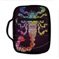 Colorful Scorpio Sign Print Front Pocket Bible Bag