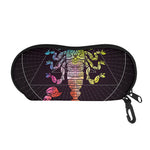 Colorful Scorpio Sign Print Glasses Case